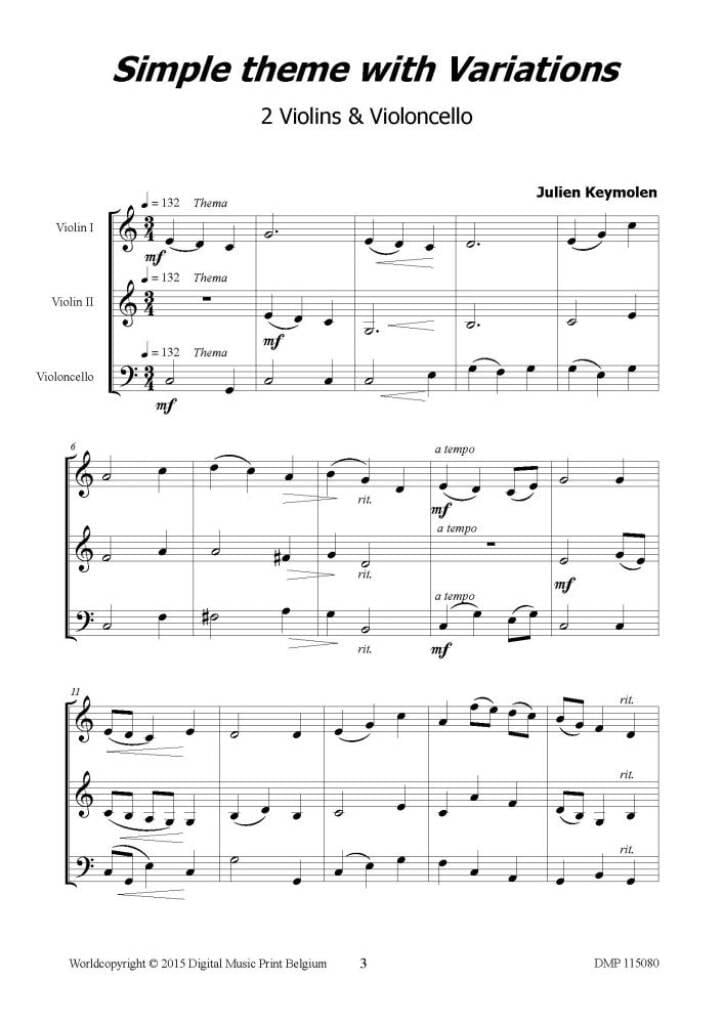 Simple Theme With Variations